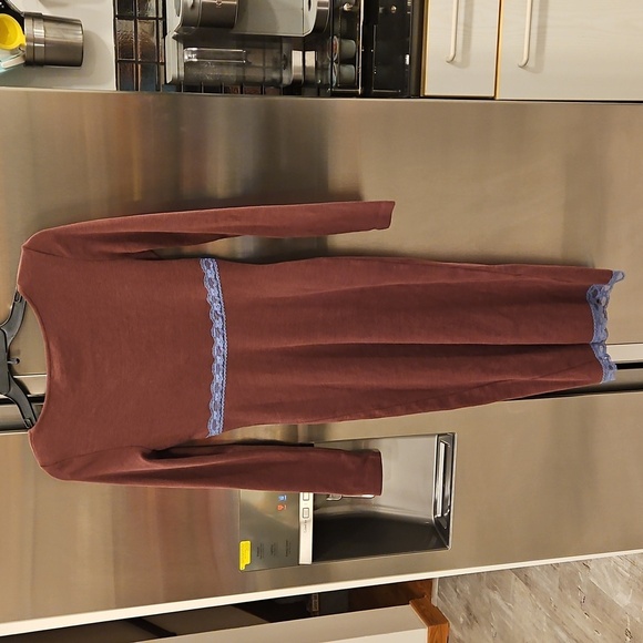 💕ROUJE💕 Morgane Uni Dress ~ Prune EU 36 NWT - Picture 8 of 14